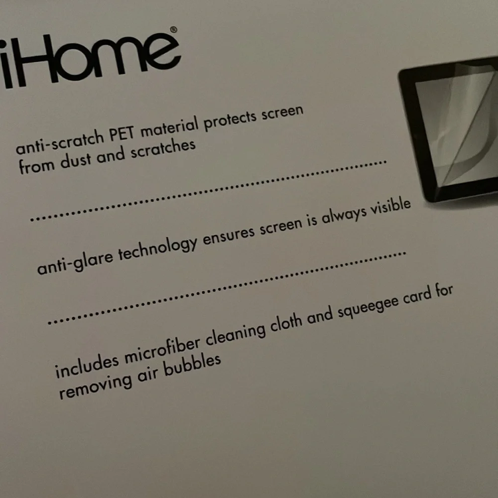 Two Anti-Scratch Screen Protectors for iPad
